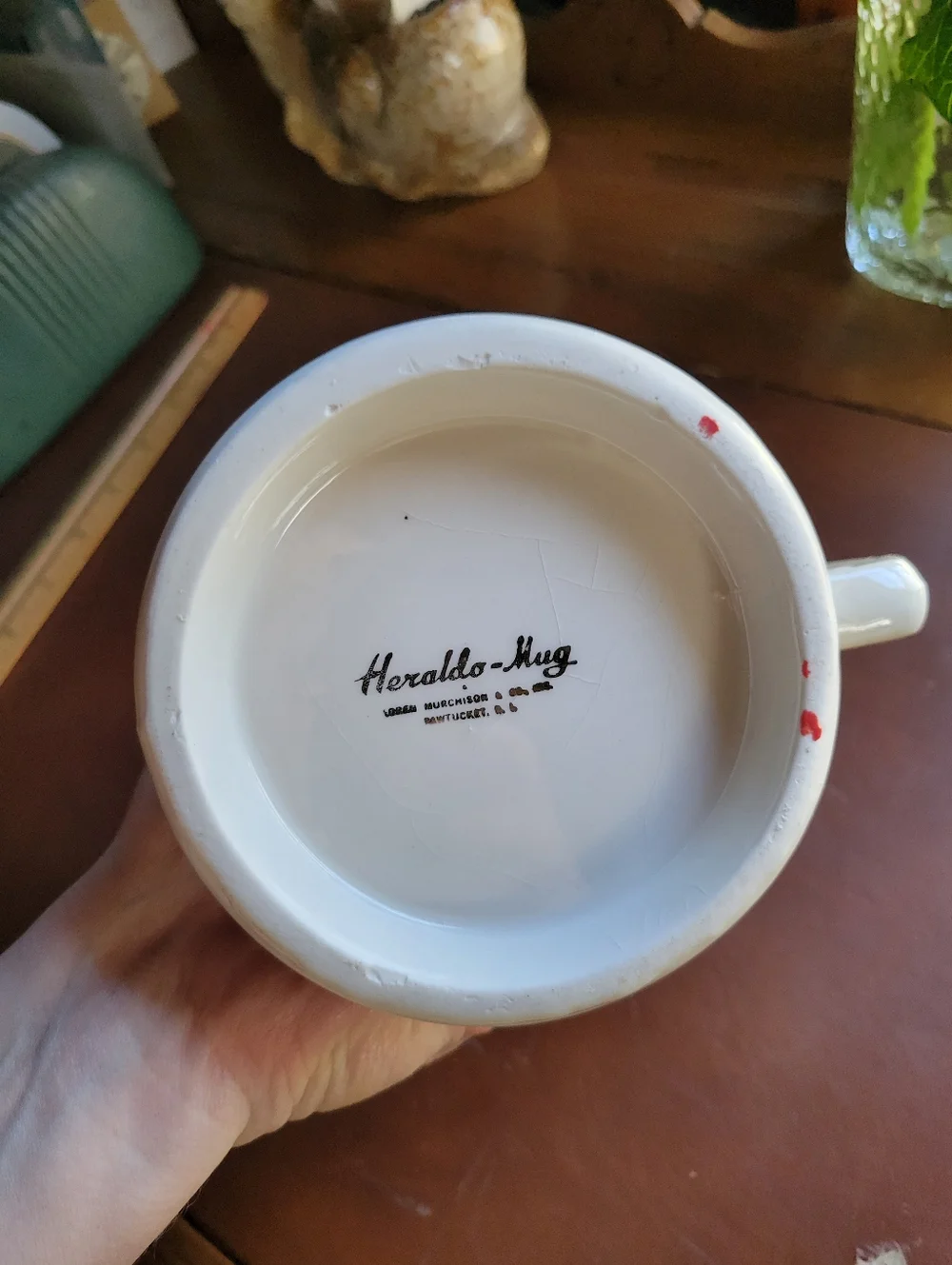 Vintage Fort Leavenworth CGSC Ceramic Heraldo-Mug Cup Loren Murchison & Co.